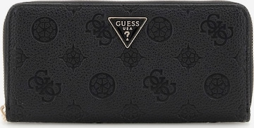 GUESSNovčanik 'Cresidia' - crna boja: prednji dio