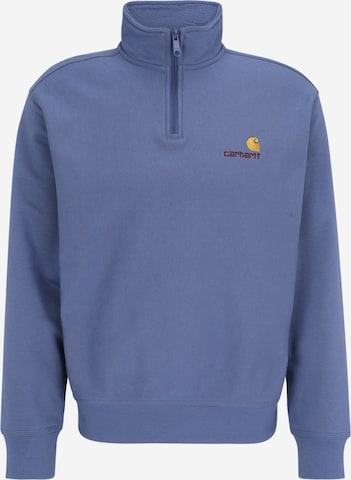 Sweat-shirt 'American Script' Carhartt WIP en bleu : devant