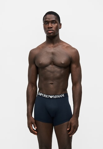 Emporio Armani Шорты Боксеры в Синий: спереди