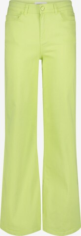 Fabienne Chapot Wide leg Jeans in Groen: voorkant