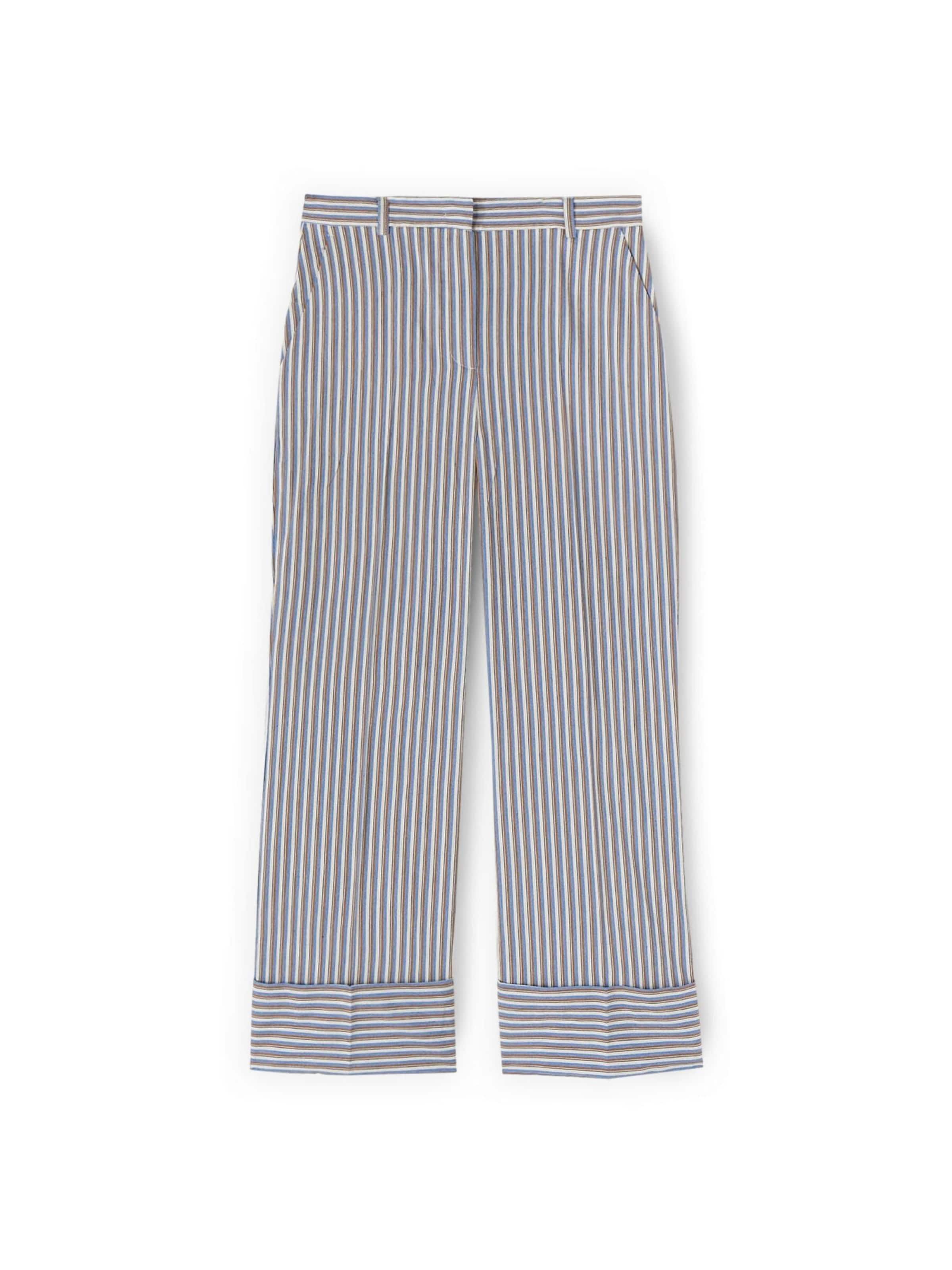 Effilé Pantalon MOTIVI en bleu : devant