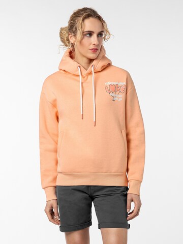 Sublevel Sweatshirt 'Goodvibes' in Orange
