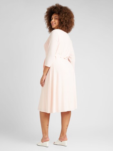 Lauren Ralph Lauren Plus Dress 'CARLYNA' in Pink