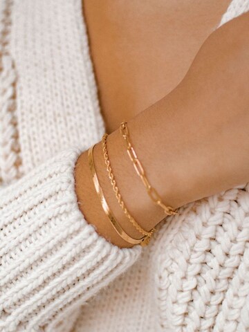 Bracelet 'Serpentine' Hey Happiness en or