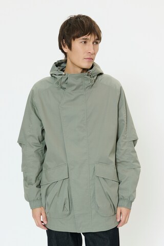 Matinique Between-Season Jacket 'MARelap' in Green: front