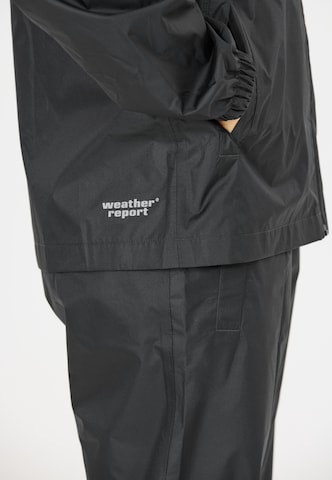Weather Report Weatherproof jacket 'Pack'way' in Black