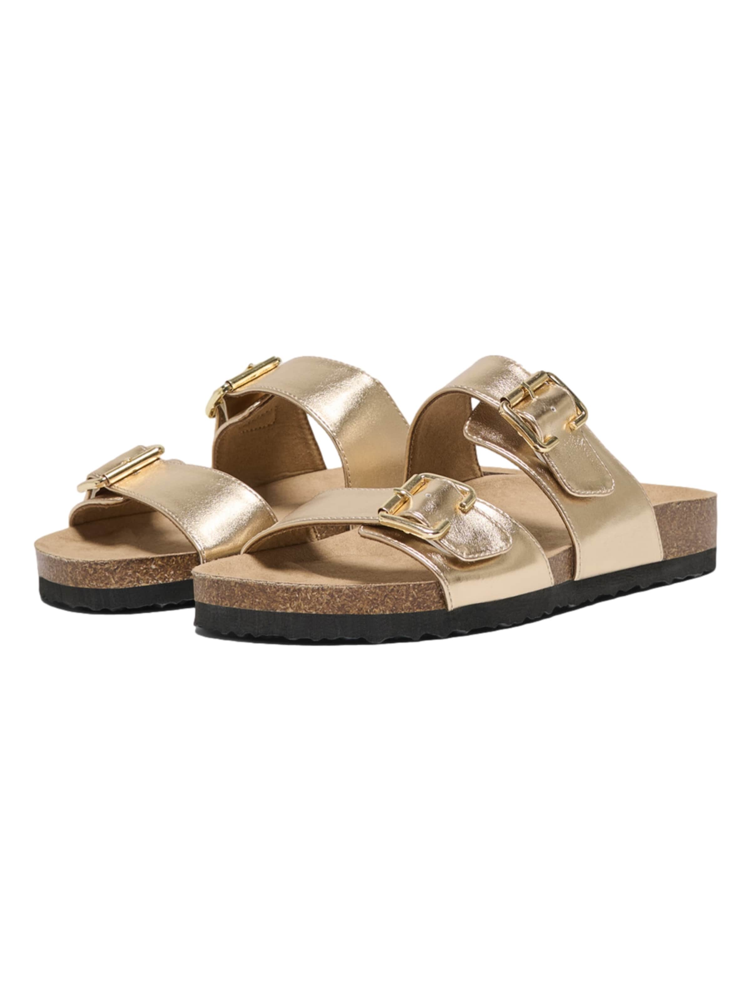 ONLY SHOES Muiltjes 'Maxi' in Goud