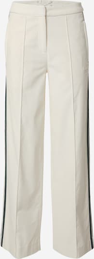 Kelnės 'Velvet Trousers' iš ADIDAS ORIGINALS, spalva – žalia / balta, Prekių apžvalga