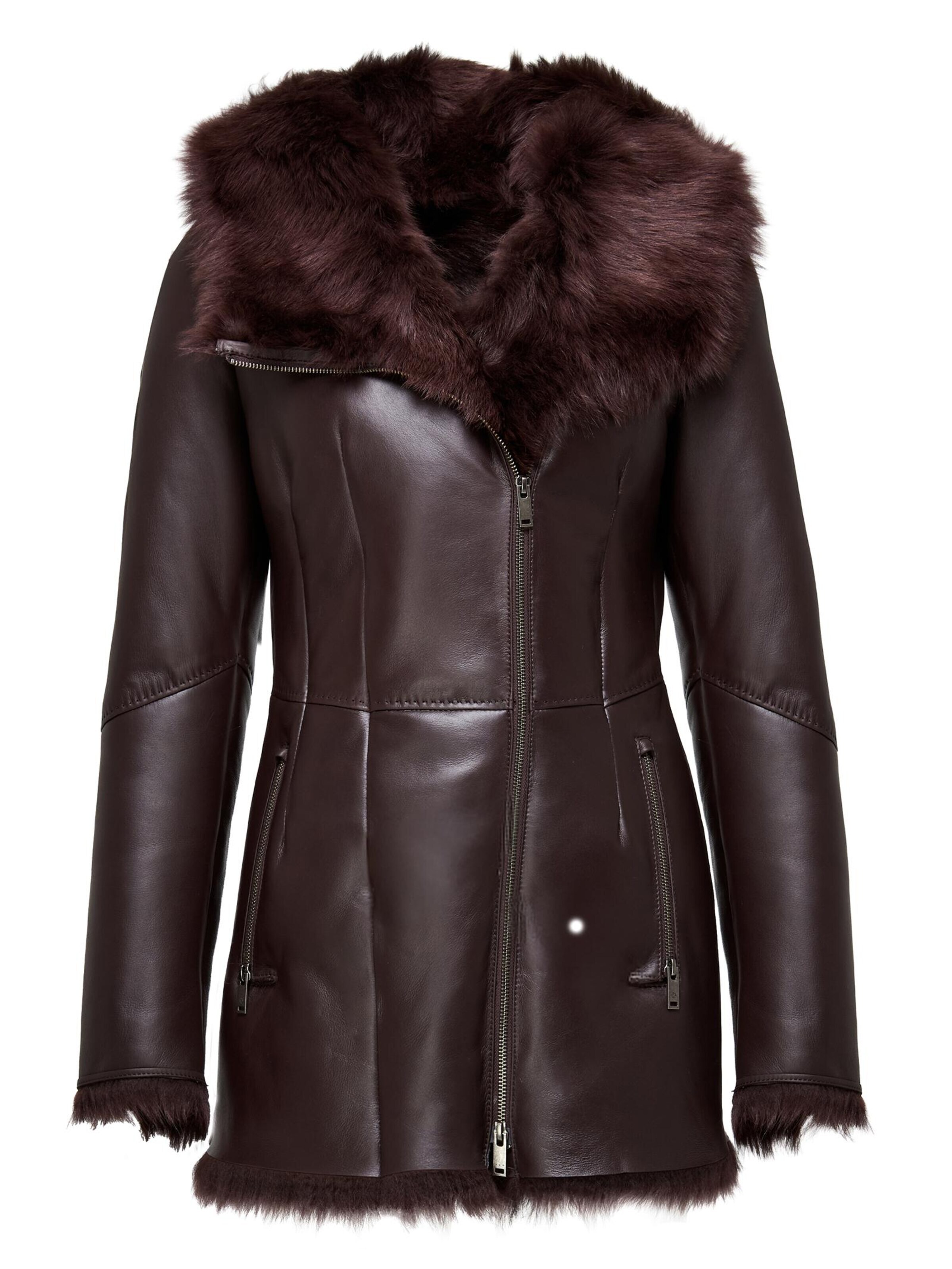 Cappotto invernale 'Mallory' di V S P in rosso: frontale