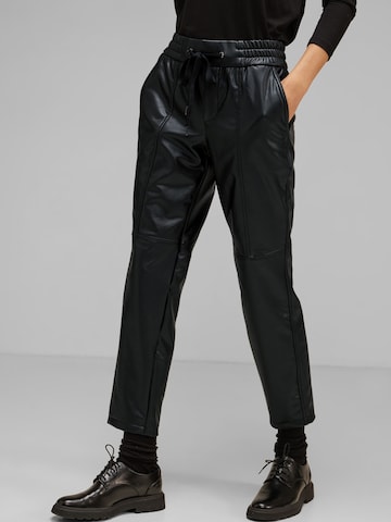 STREET ONE Loosefit Hose 'Bonny' in Schwarz: Vorderseite