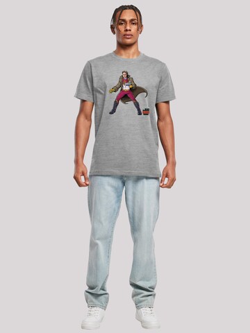 T-Shirt 'Leonard Superhero' F4NT4STIC en gris