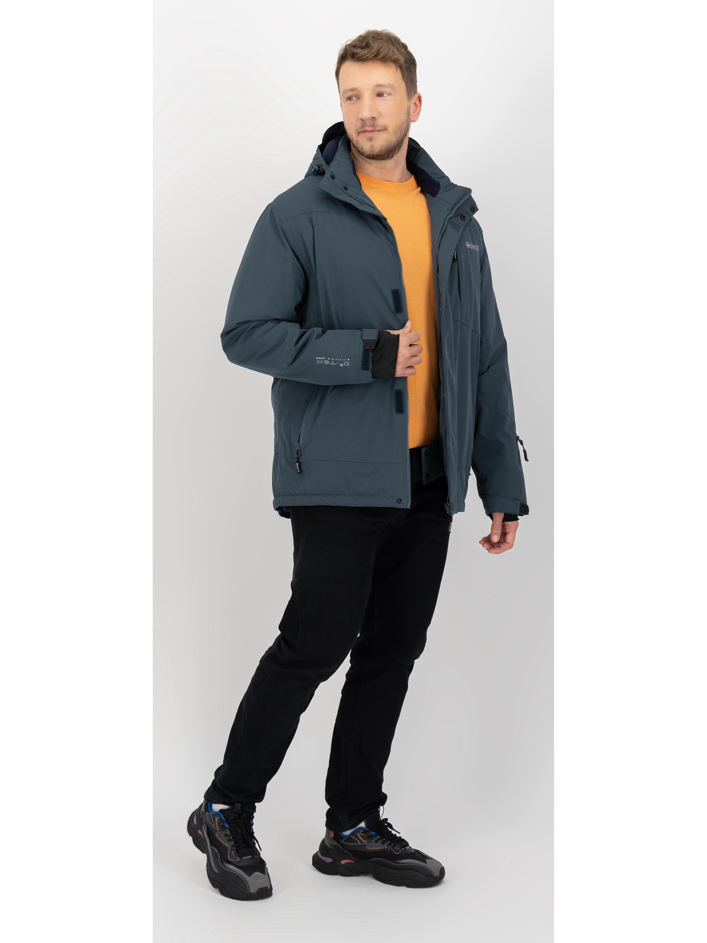 deproc Winter Jacket 'MNTRL MEN' in Grey