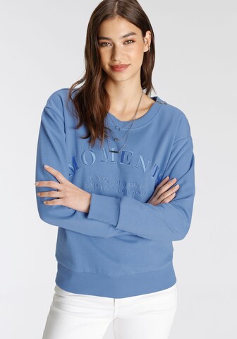 TAMARIS Sweatshirt in Blau