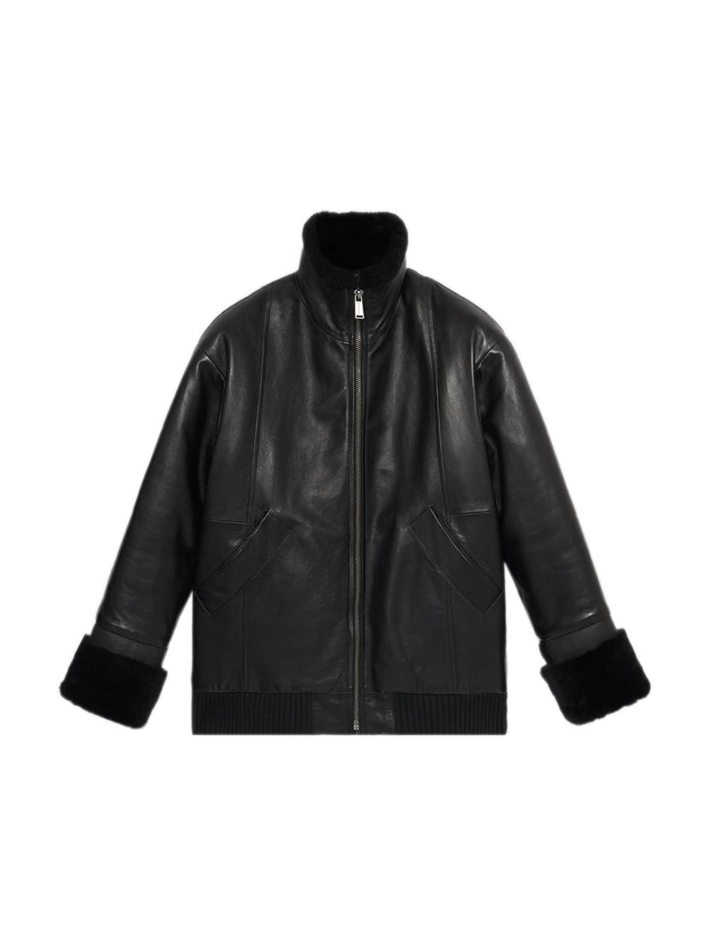 Giacca di mezza stagione in L Trussardi di colore nero, Visualizzazione prodotti