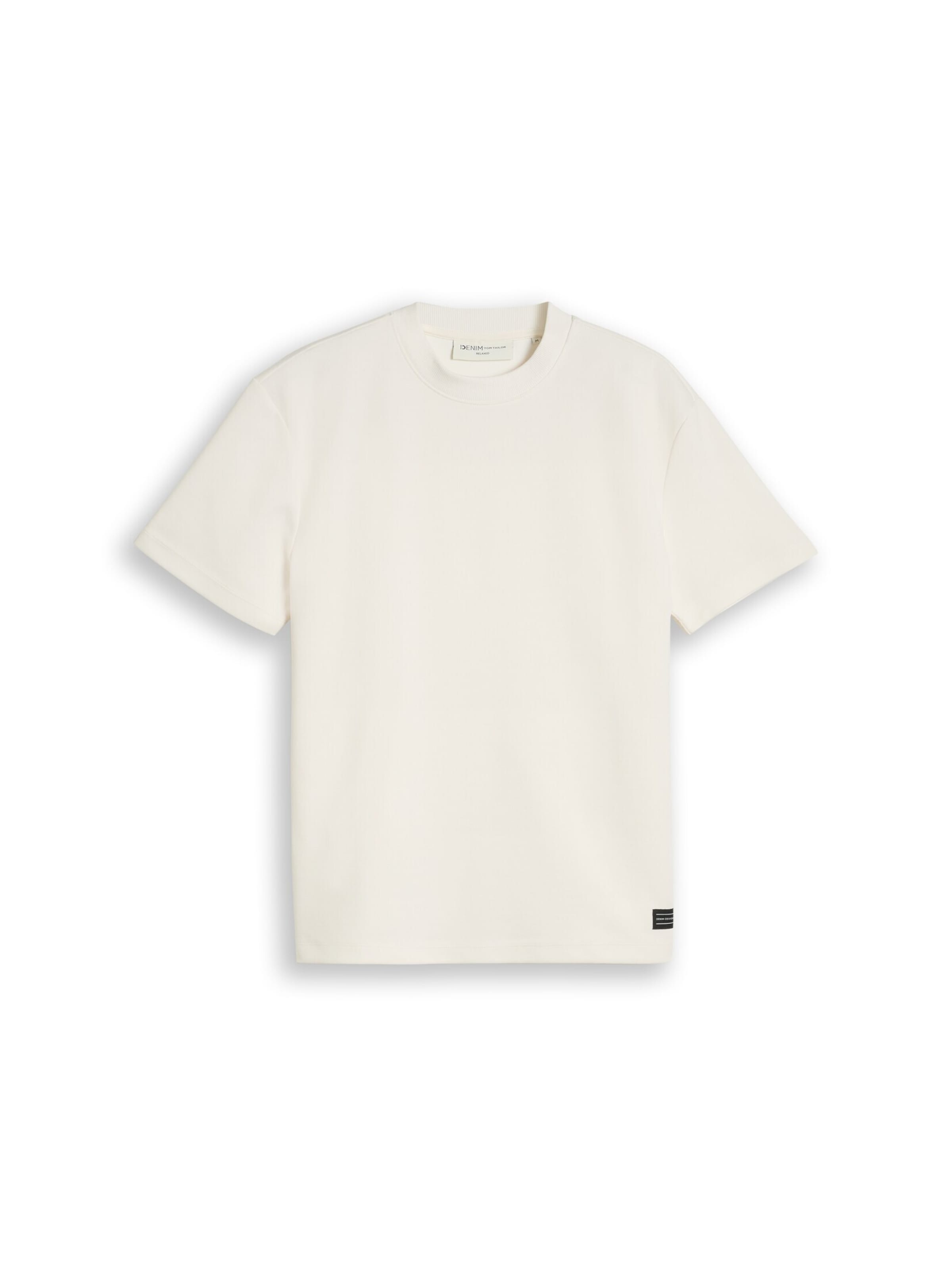 TOM TAILOR DENIM T-Shirt in Weiß: Vorderseite