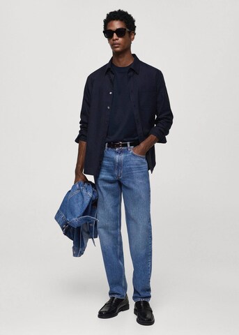 MANGO MAN Regular Jeans 'Bob' in Blauw