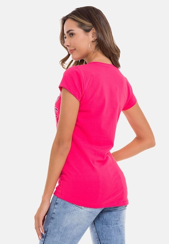 CIPO & BAXX T-Shirt in Pink