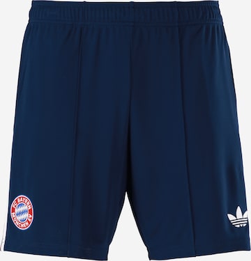 ADIDAS ORIGINALSSlimfit Sportske hlače 'FC Bayern München 26-27' - plava boja: prednji dio