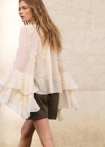 MANGO Blouse 'Gigi' in Beige