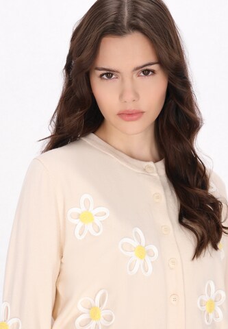 MYMO Gebreid vest in Beige