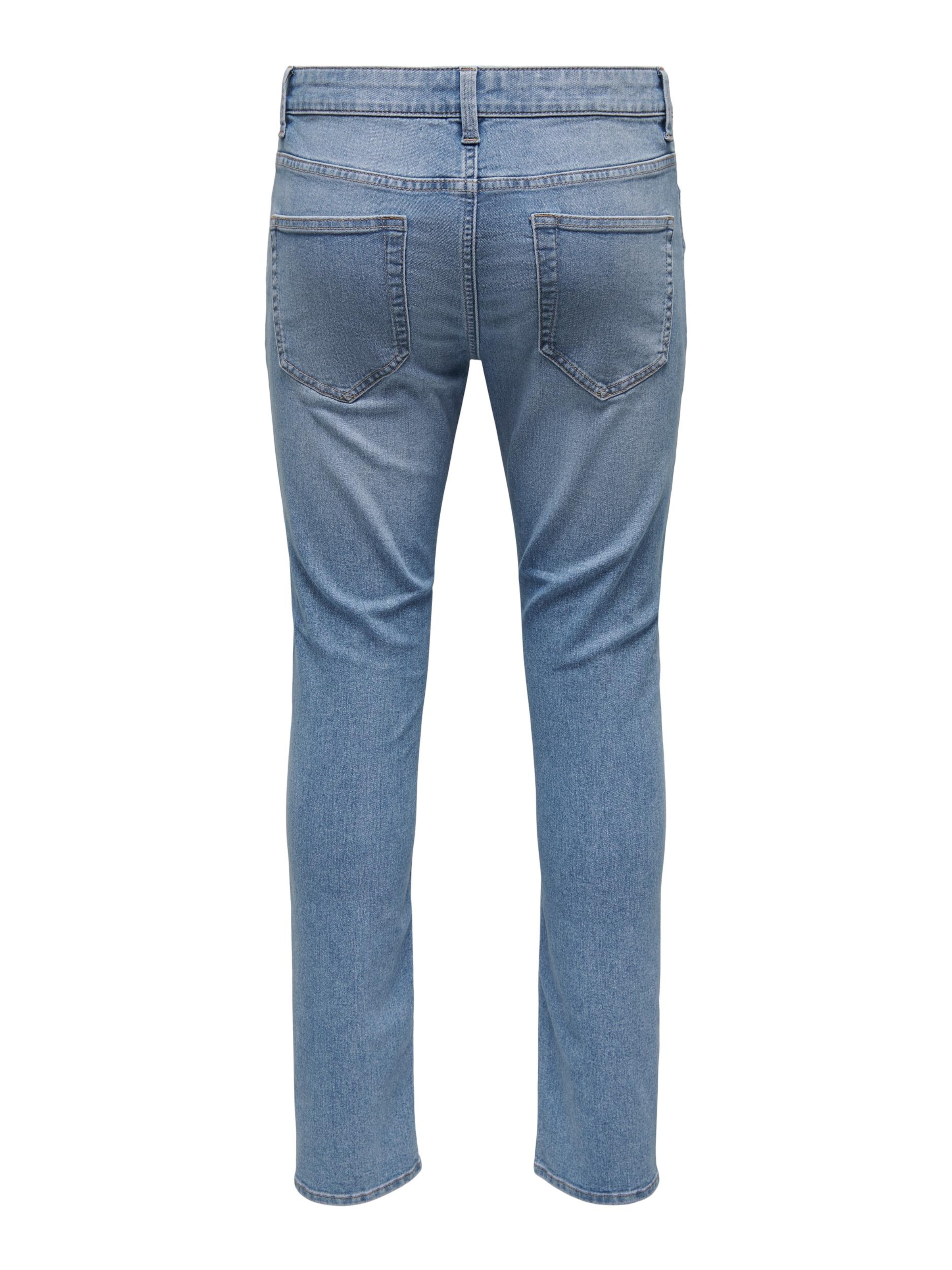 Coupe slim Jean 'Loom' Only & Sons en bleu