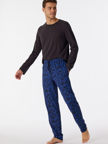 Regular Pantalon de sport ' Mix & Relax ' SCHIESSER en bleu