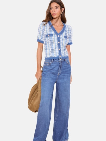 Lipsy Knit cardigan in Blue: front