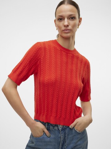 VERO MODA Свитер 'Jenny' в Красный