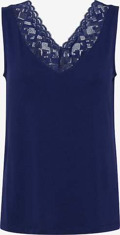 Haut 'Trulla' Cream en bleu : devant