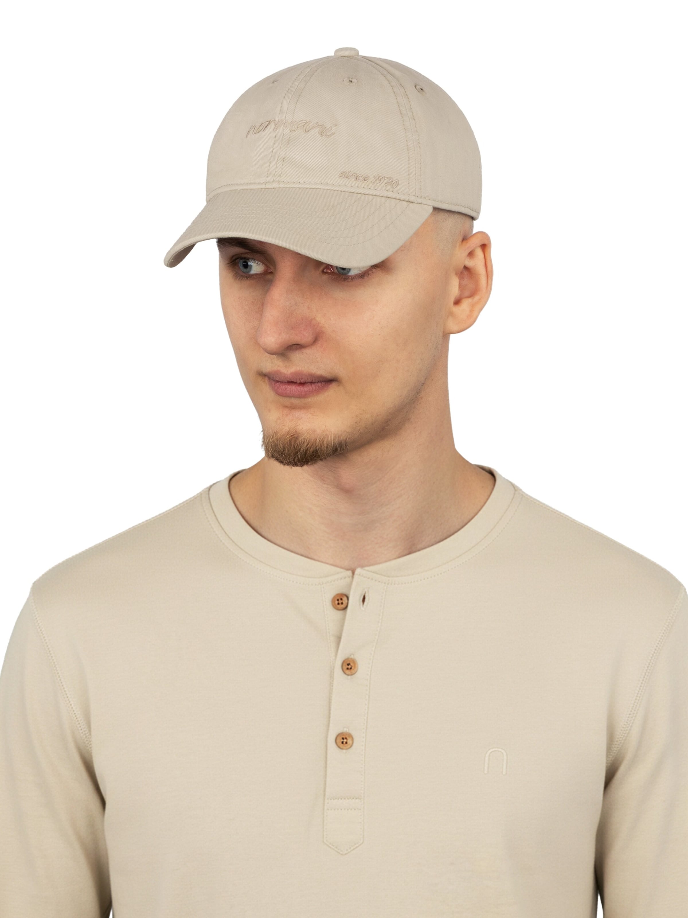 normani Sportcap in Beige: Vorderseite