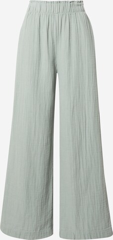 GAP Wide leg Trousers 'GAUZE' in Green: front