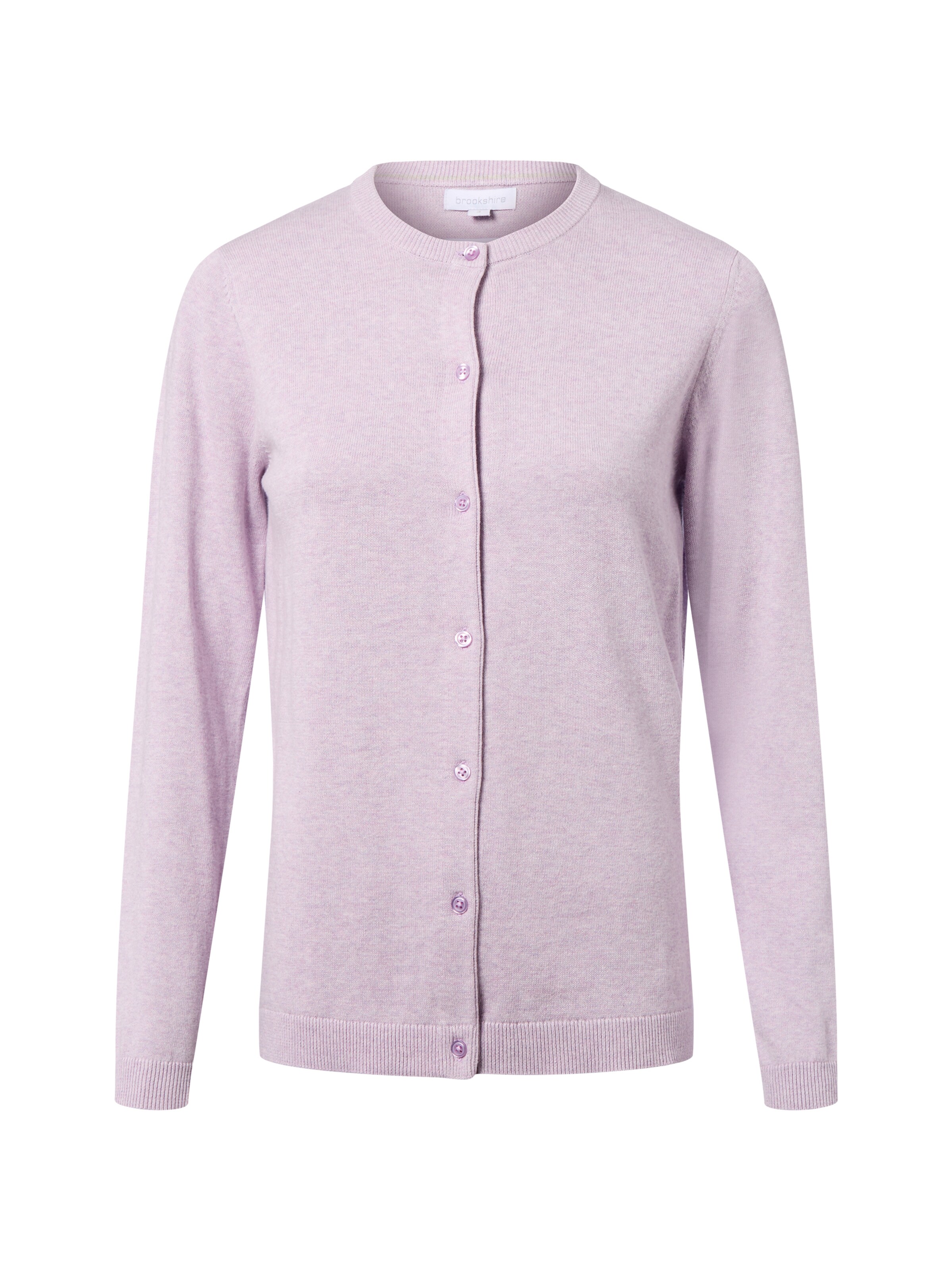 Brookshire Strickjacke in Lila: Vorderseite