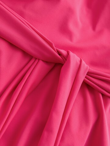 Next Bustier Sukienka plażowa w kolorze różowy