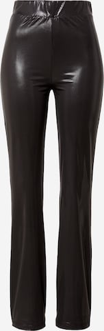 NEON & NYLON Flared Pants 'ALEXIS' in Black: front