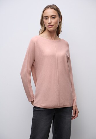 STREET ONE Sweater in Pink: front