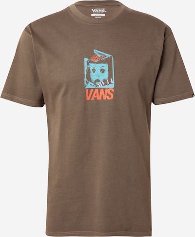 VANS Majica 'Retro' u nebesko plava / smeđa / narančasta, Pregled proizvoda