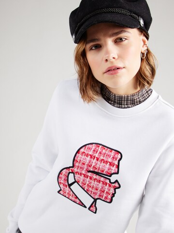 Sweat-shirt Karl Lagerfeld en blanc