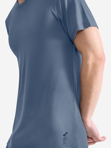 SLOGGI T-Shirt ' Base Soft ' in Blau