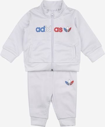 Effilé Set ADIDAS ORIGINALS en blanc : devant