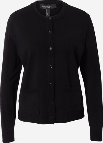 Marc Cain Knit Cardigan in Black: front