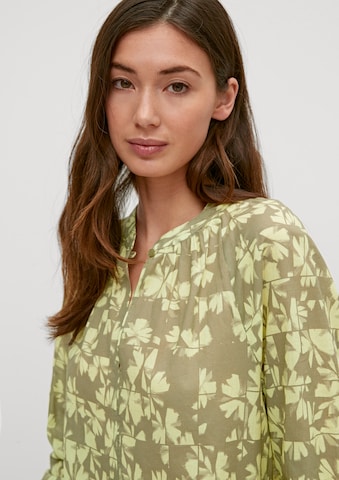 Camicia da donna di comma casual identity in verde