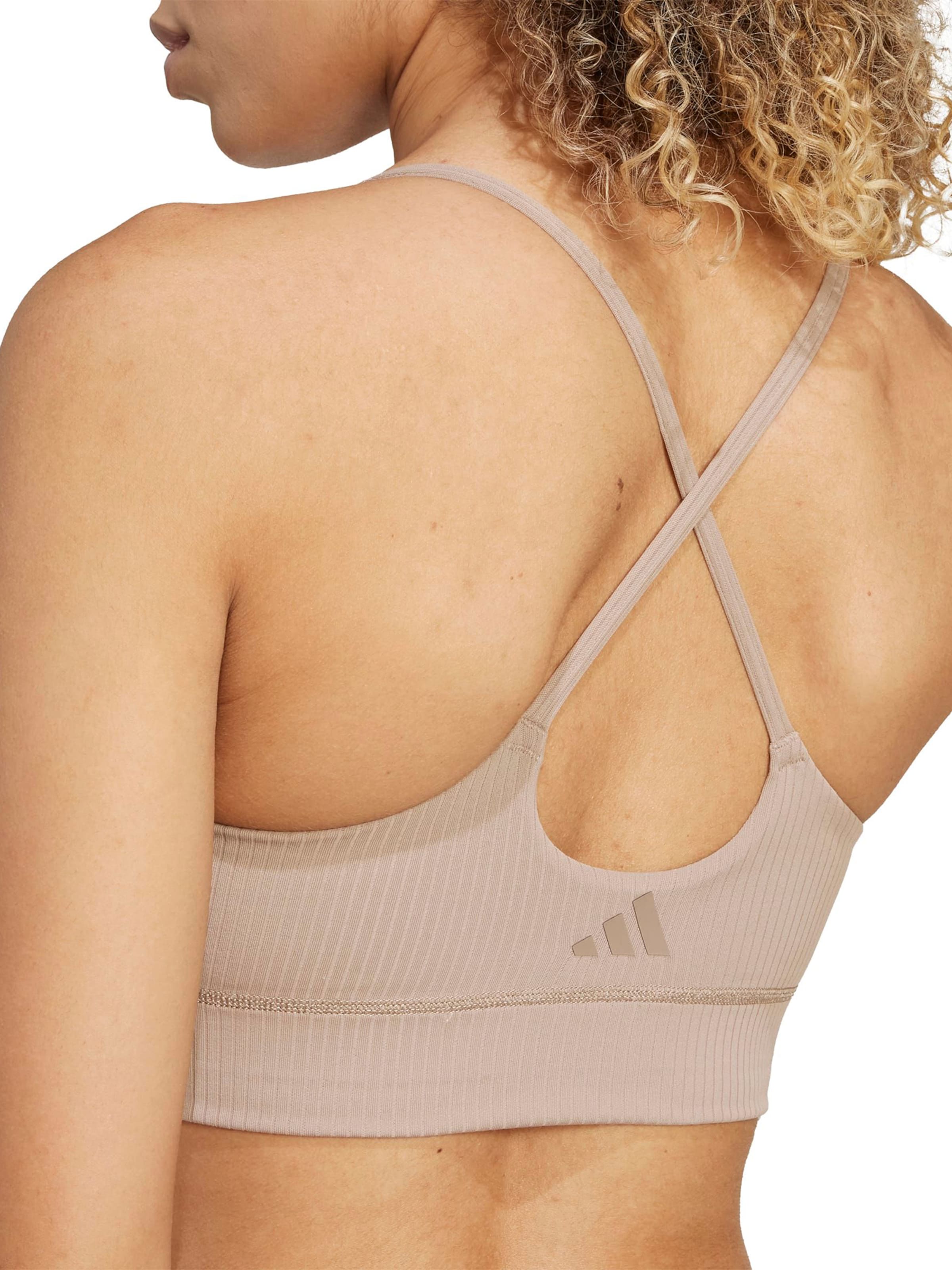 ADIDAS PERFORMANCE Bustier Biustonosz sportowy 'ALL ME' w kolorze beżowy
