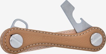 Keykeepa Key Ring 'Leather ' in Brown