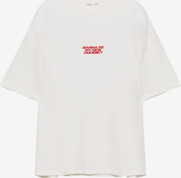 Pull&BearMajica - bijela boja: prednji dio