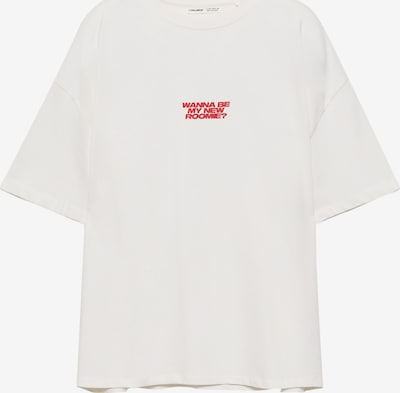 Pull&Bear Majica u svijetlo crvena / bijela, Pregled proizvoda