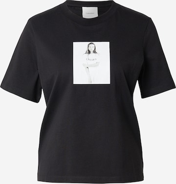 Calvin Klein Majica 'OBSESSION' | črna barva: sprednja stran