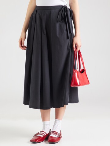 Weekend Max Mara - Saia 'FOLK' em preto: frente