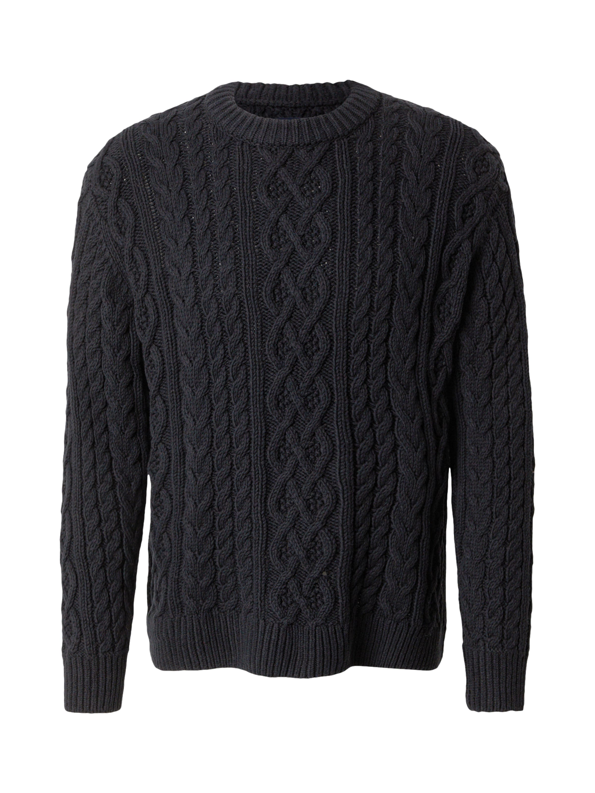 Abercrombie & Fitch Πουλόβερ σε μαύρο: μπροστά