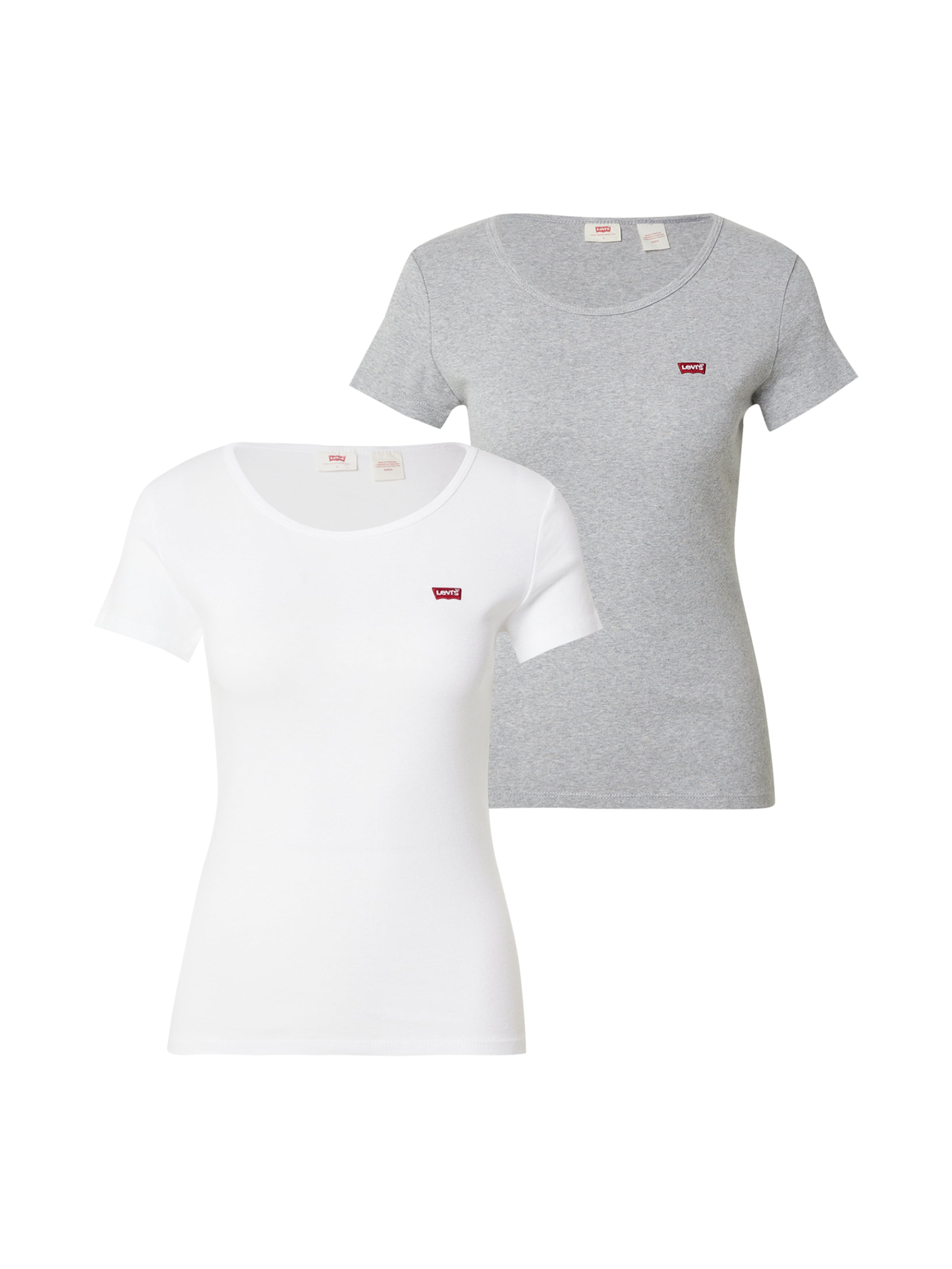 Maglietta '2 Pack Crewneck Tee' di LEVI'S ® in grigio: frontale