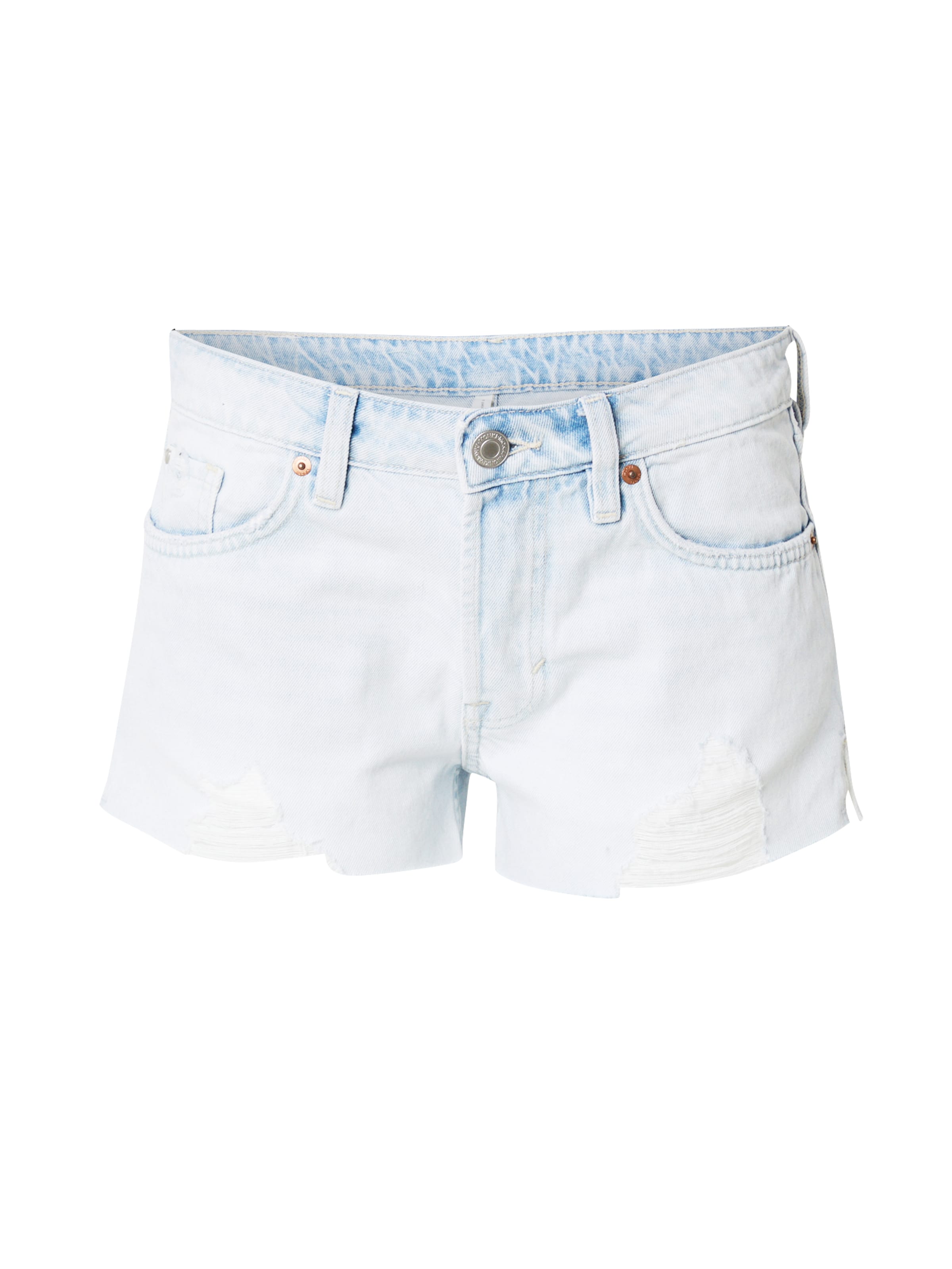 Monki Regularen Kavbojke | modra barva: sprednja stran